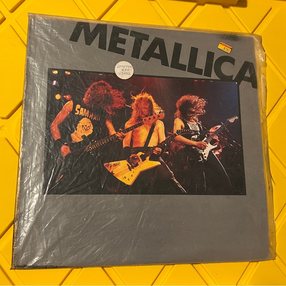 Metallica Vinyl Record - Black Cover